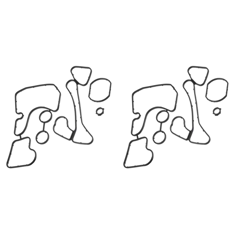 NAMUNY 2 Set Engine Gasket Seal for A6 A7 A8 Q5 3.0L TDI V6 A/T 059117070B 059117070 059117070A