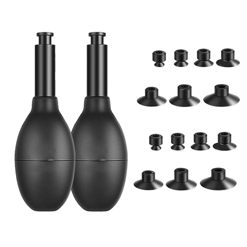 Camera Lens Sucker Kit Vacuum Suction Pen Silica Gel for Lens Repair and Clean
