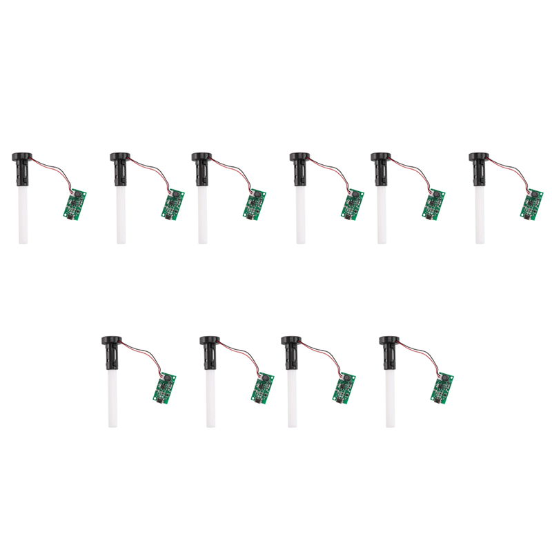 (GGBR) USB Mini Humidifier Mist Driver Circuit Board Fogger Atomization Film Atomizer Sheet DIY Kits 10Pcs