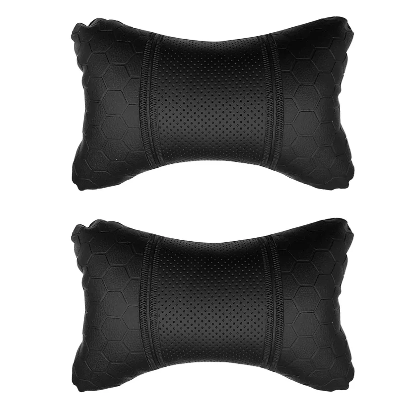 Car Neck Rest Pillow Head Rest Cushion 2 Piece