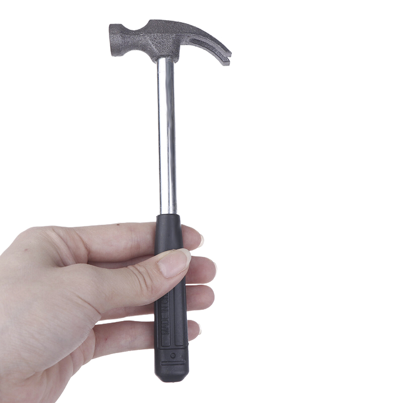 Clearance sale Household Tool Powerful Multi-purpose Ramshorn Hammer High Carbon Steel Forging Rubber Non-slip Handle Mini Small Iron Hammer A JUE