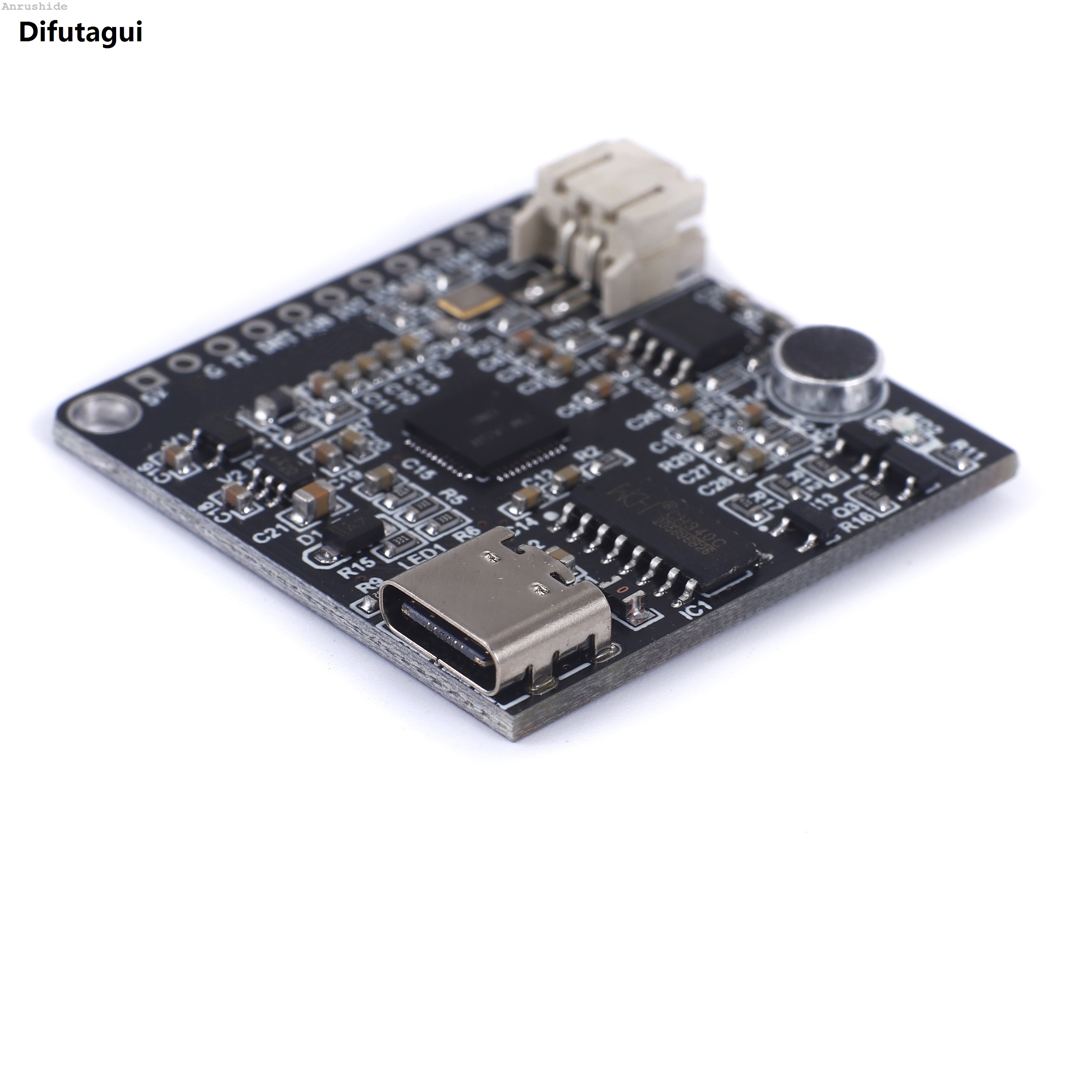 Wenefang Anrushide ASR01 Intelligent Voice Recognition Module Voice Board 2025 New VRM LD3320 Upgrade Version ASR 5V Power Supply