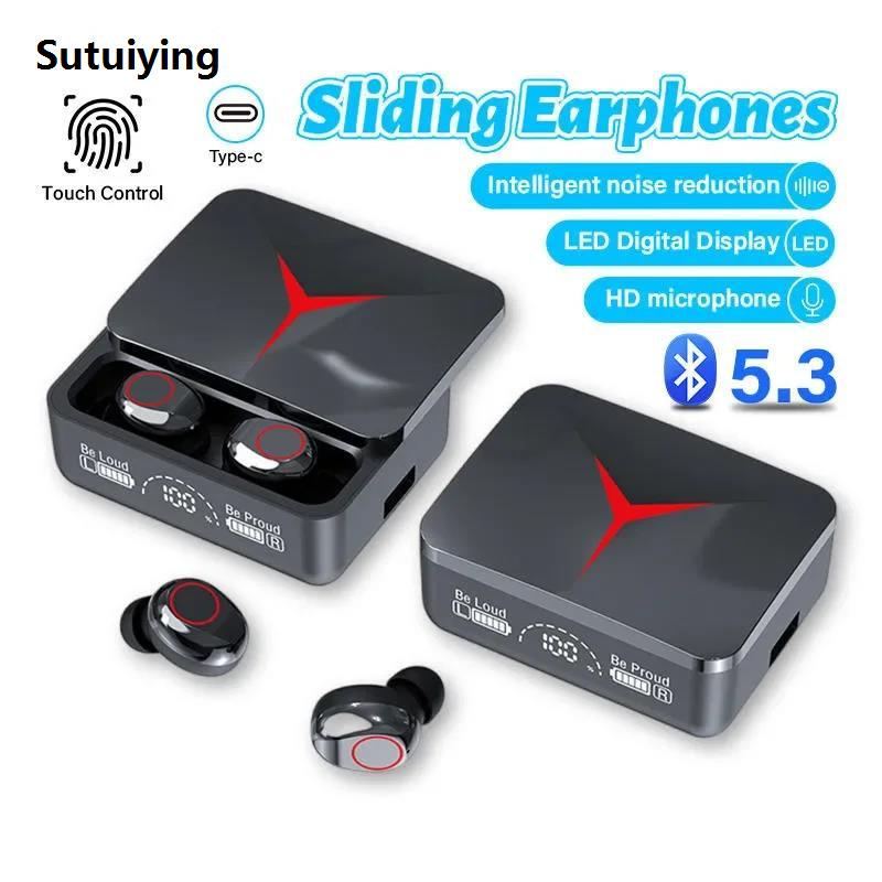Sutuiying Original TWS M90 Wireless Headphones Gaming Earphone Bluetooth Fashion Sport Earbuds Music Headsets For iPhone Xiaomi