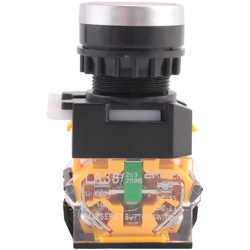 OYPFXMI 2X LA38-11/203 Push Button Momentary Heavy Duty Switch Red