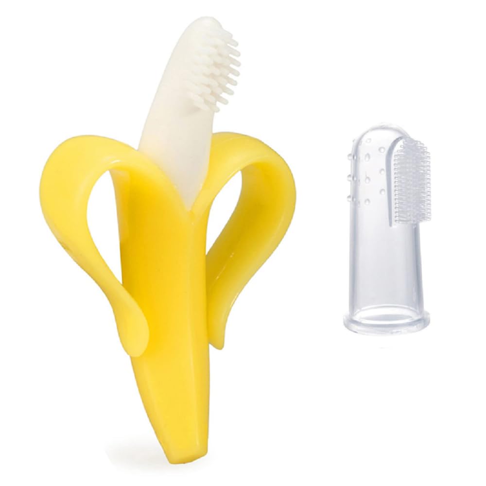 Mumlove Baby Toothbrush - Soft Silicone Finger Toothbrush For Infants And Babies