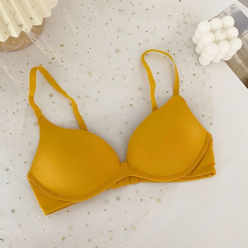 Fashion Adjustable Push Up Bra Shockproof Lingerie Wireless Deep V Bra Anti-sagging Brassiere for Women Women
