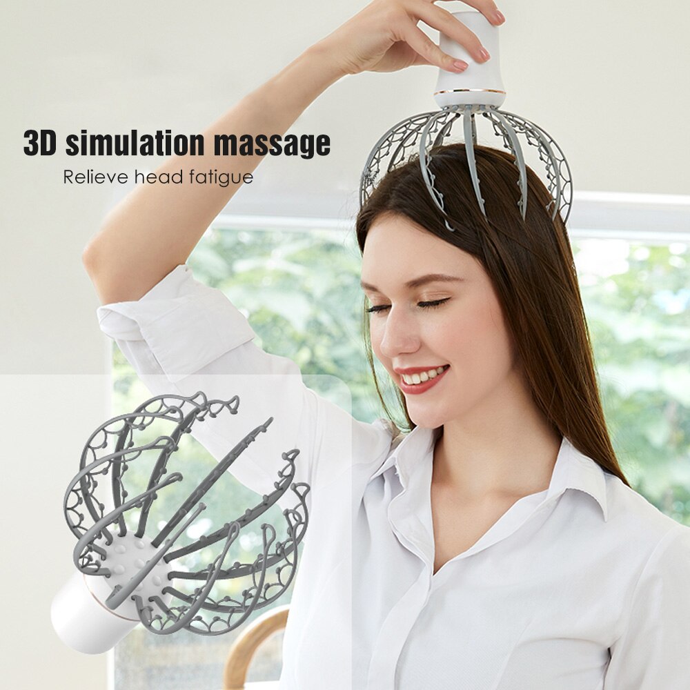 Scalp Massager Tool For A Rejuvenating Head Hair Scratcher