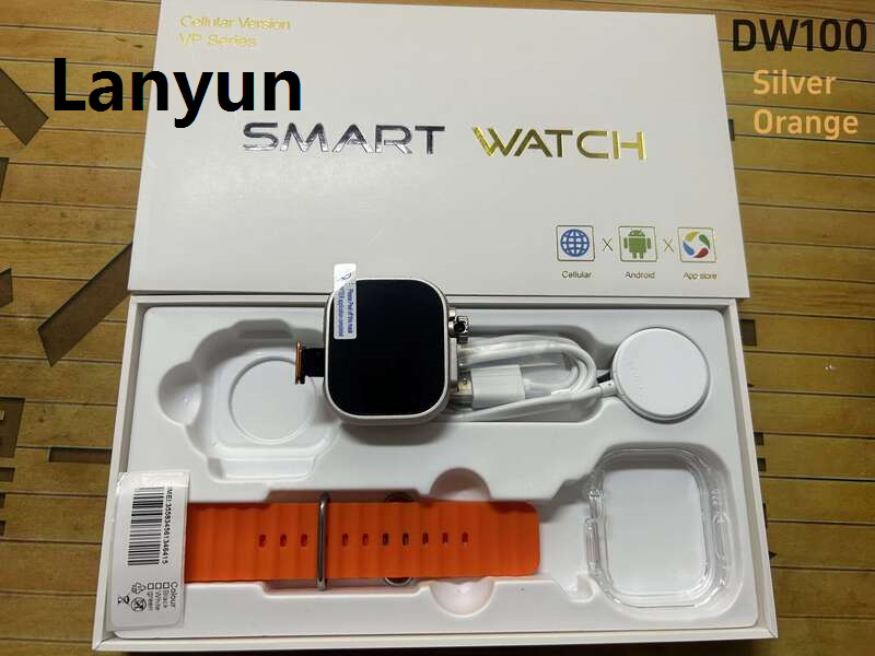 Lanyun enspike DW100 Smartwatch S10 Ultra 3 Smart Watch With 2.29'' Amoled Screen Fashion GPS WIFI 256GB Storage Global Version 5G Smartwatch Fitness Trackers