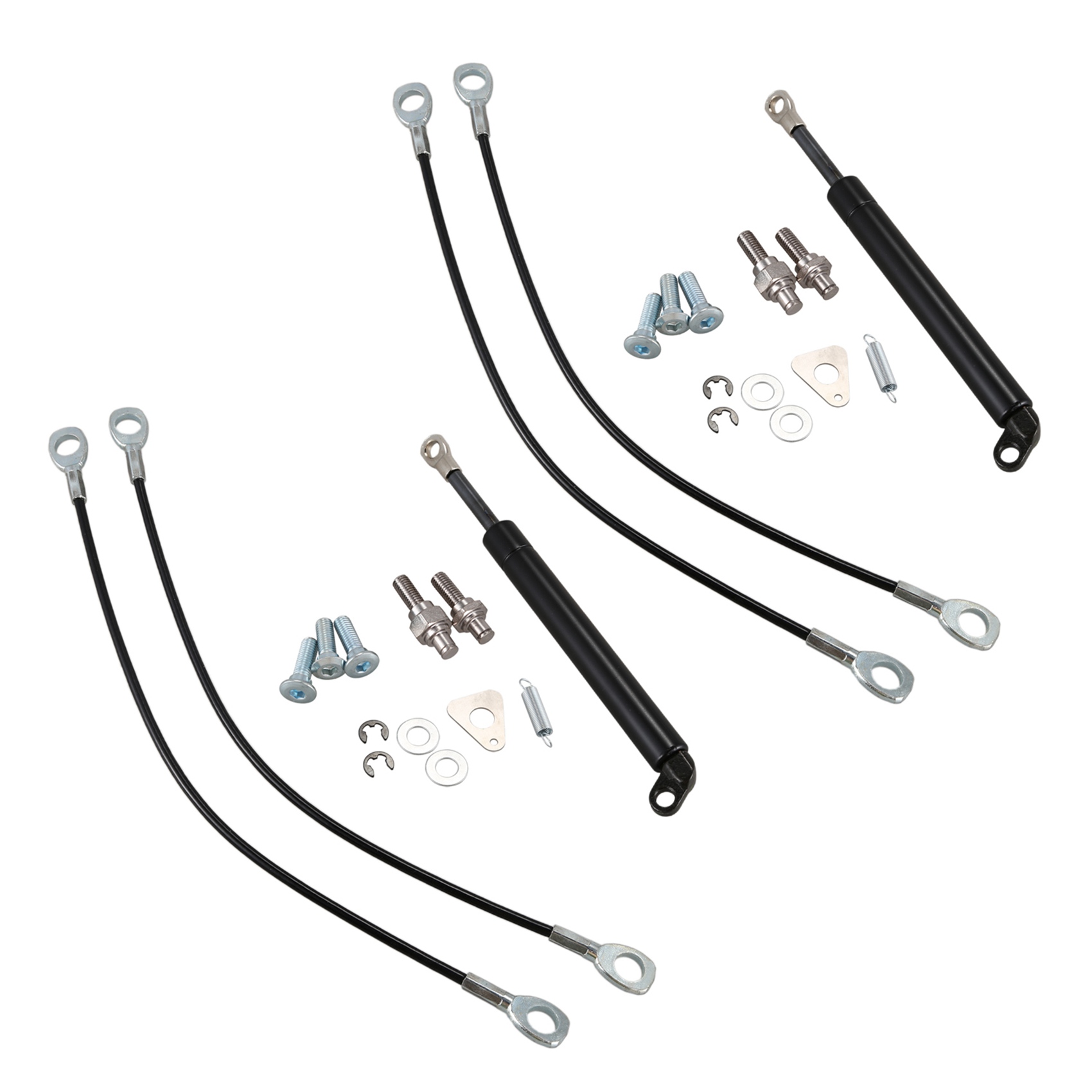 fasdaga 2X New Rear Gate Strut Shock for Dmax 2012+ 2015+ Stainless Steel Gas Easy for D-Max