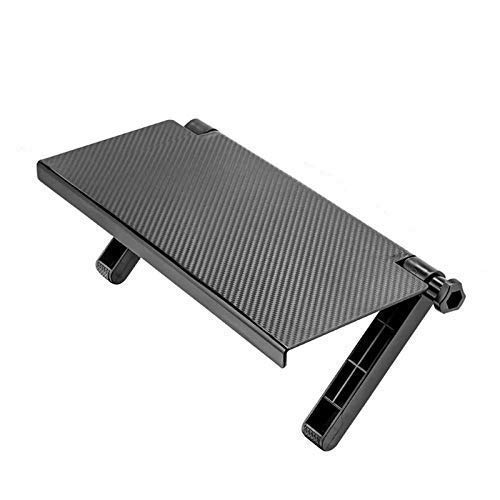 Adjustable Non Slip Foldable TV Screen Desktop Top Shelf Storage Rack Organizer Plastic Wall Shelf
