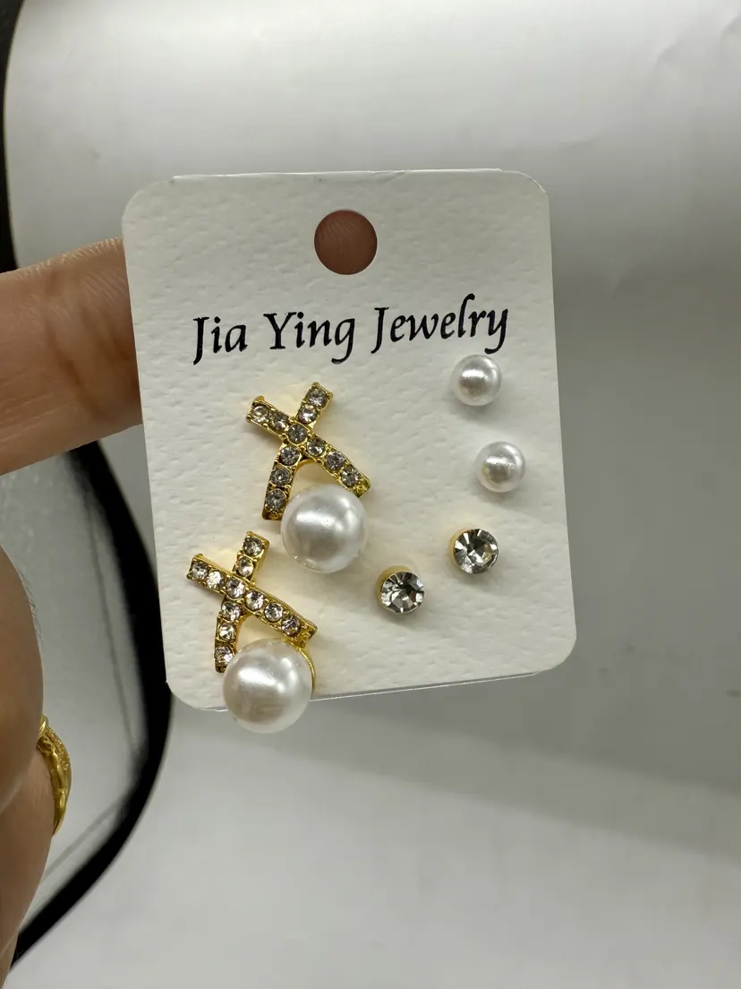 3 Pair Set Of Eartop For Women