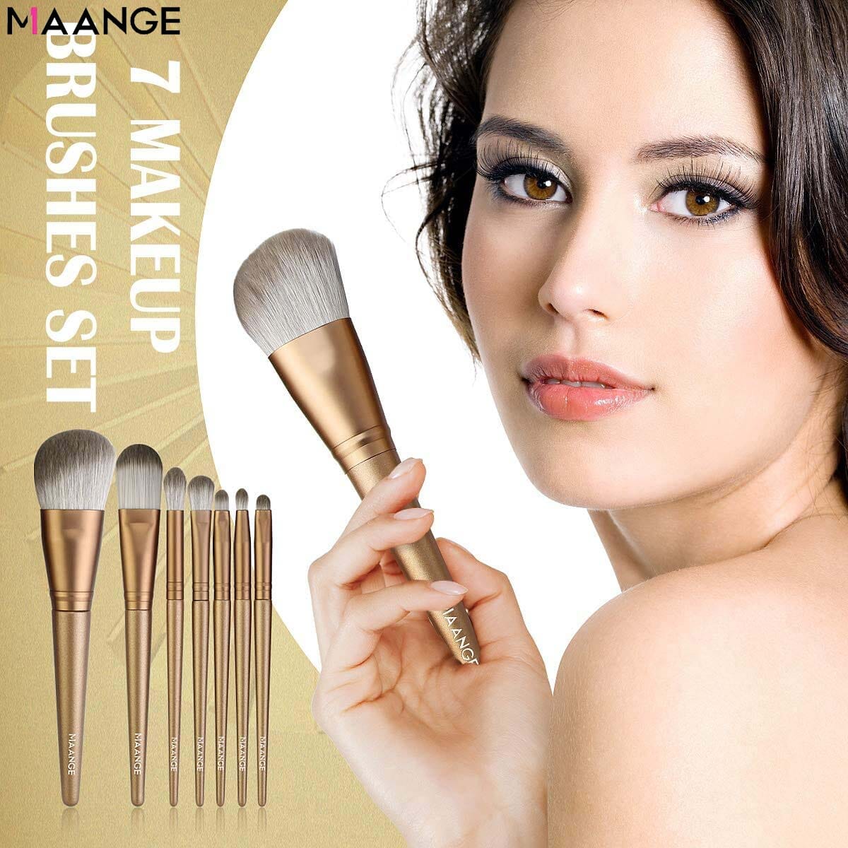 MAANGE 9 pcs Professional Makeup Brushes Set