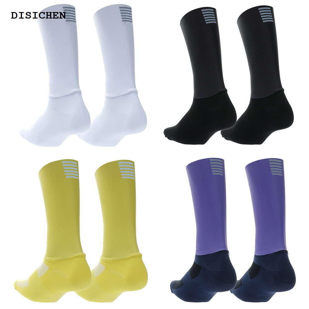 DISICHEN Fifty percent discount 2022 New Bicycle Running Cycling Riding Socks Men Breathable Running Sports Socks Male Socks Fitness Gym Sport Socks