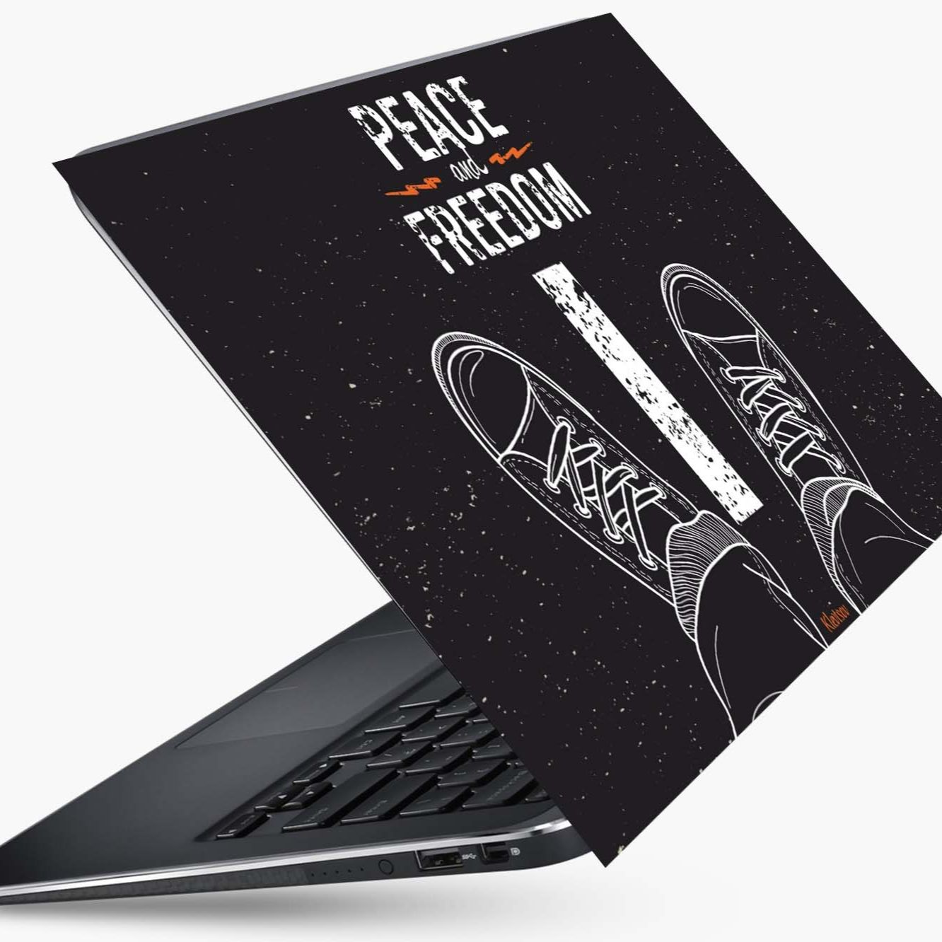 Laptop Skin And Sticker Peace And Freedom