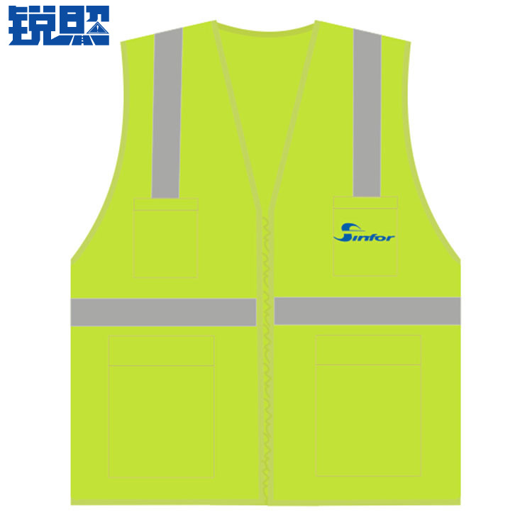 Manufacturers supply wholesale express company reflective clothing logistics transport delivery man multi-pocket vests