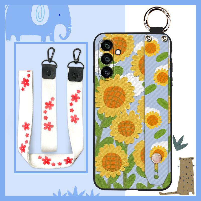 Soft case Shockproof Phone Case For Samsung Galaxy A25 5G/SM-A256E/B/U Wrist Strap Waterproof Lanyard Dirt-resistant