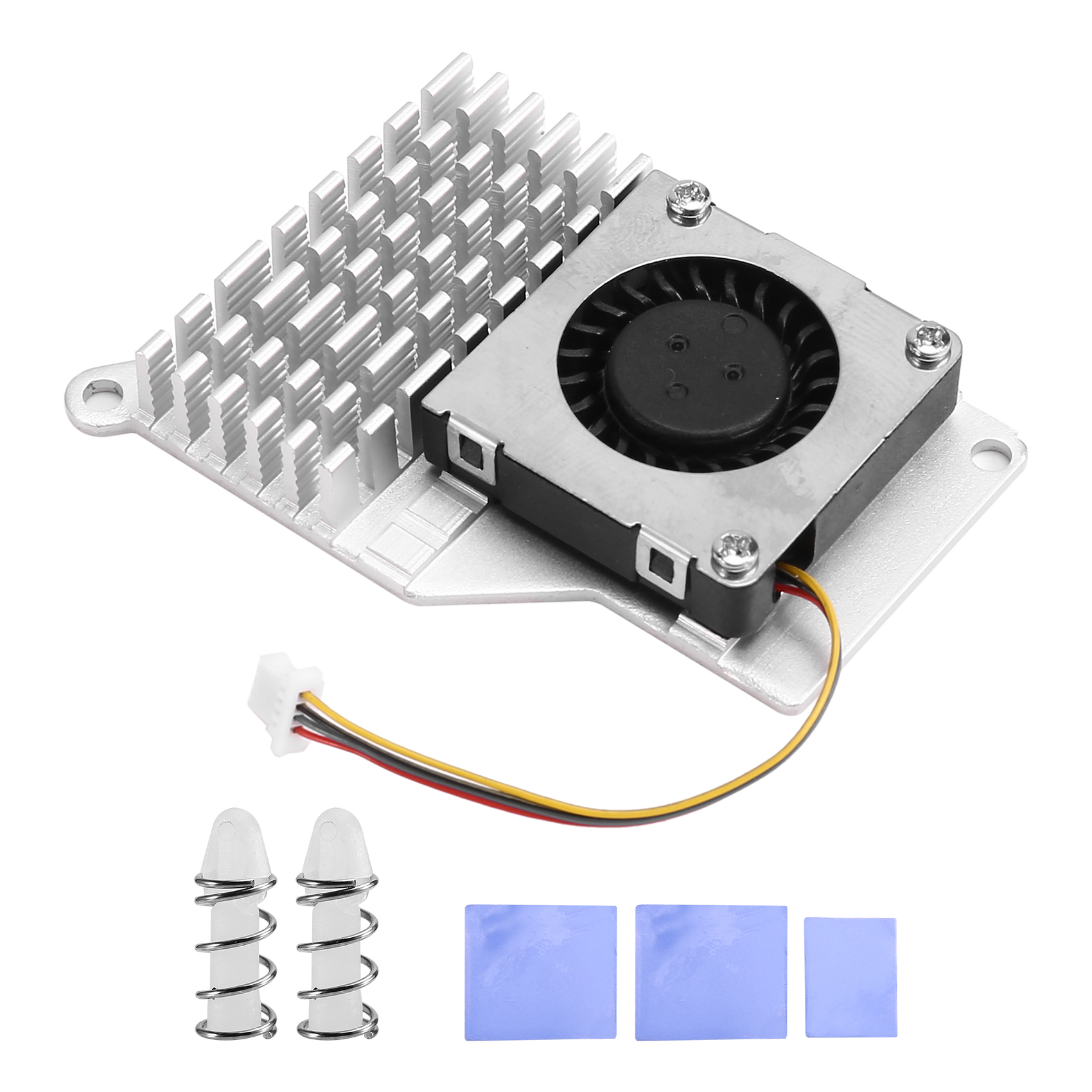 For 5 Pi5 Active Cooler with Speed Cooling Fan Radiator Heatsink