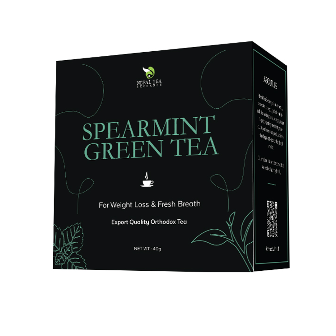Spearmint Green Tea - Nepal Tea Exchange - 40g