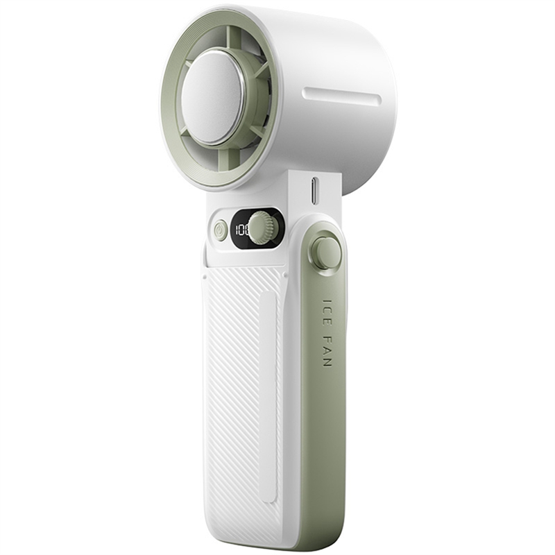 Portable Mini Fan with Neck Hanging Design, Adjustable Speeds and Digital Cooling Ice Fan Display