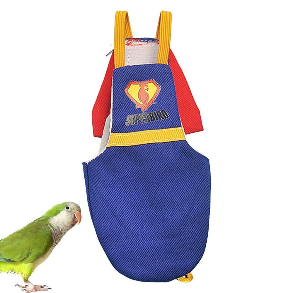 Cartoon Cute For Parakeet Cockatiel Pigeons Leakproof Adjustable Pet Accessories Parrot Diaper Parrot Urine Pants Birds Clothes Birds Flight Suit