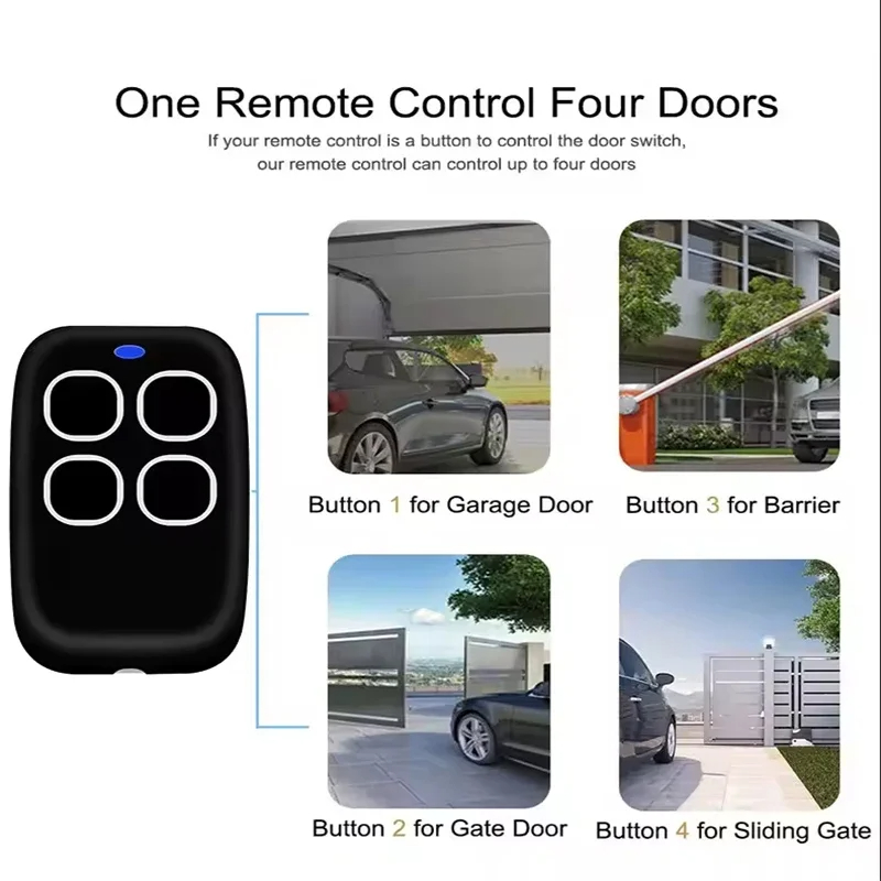 NEW Universal Duplicator Garage Remote Controller Command Clone Self-copying Automation Gate 433Mhz 280MHz-868MHz Fixed Code