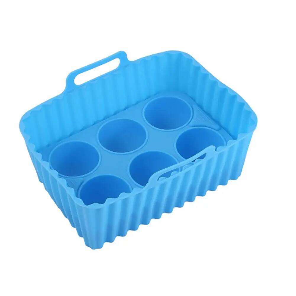 Tray Set Non-stick Silicone Air Fryer Liners for Cakes Jelly Pudding Reusable Baking