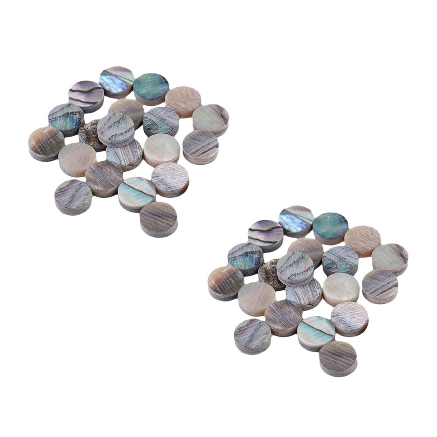 fasdaga Green Abalone Inlay Dots 6mm Guitar Ukulele Banjo Maker (Pack of 40)