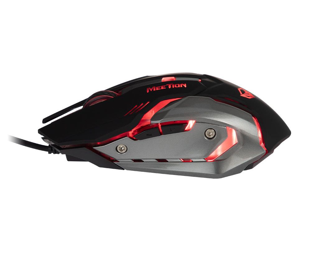 MEETION M915 Wired Gaming Mouse Backlight LED Black Usb Optical for Gamer