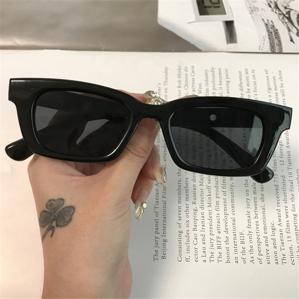 Linman Aurix New Fashion UV400 Protection Rectangle Sunglasses Sq【2025 Version】uare Frame Trendy Style Sunglasses for Women Driver Goggles