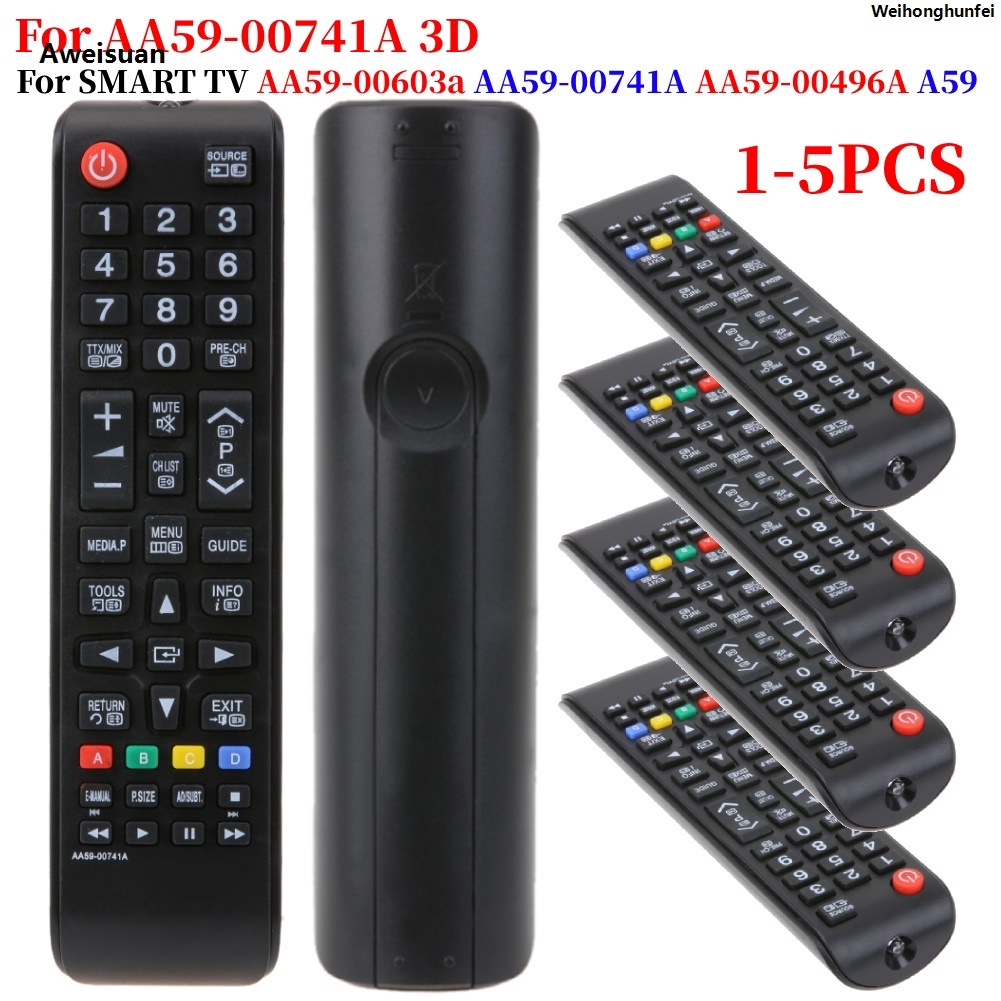 WeihonghunfeiBargain price TV Remote Control for AA59-00741A 3D SMART TV aa59-00603a AA59-00741A AA59-00496A AA59 for Home Essential TV Part Luxury