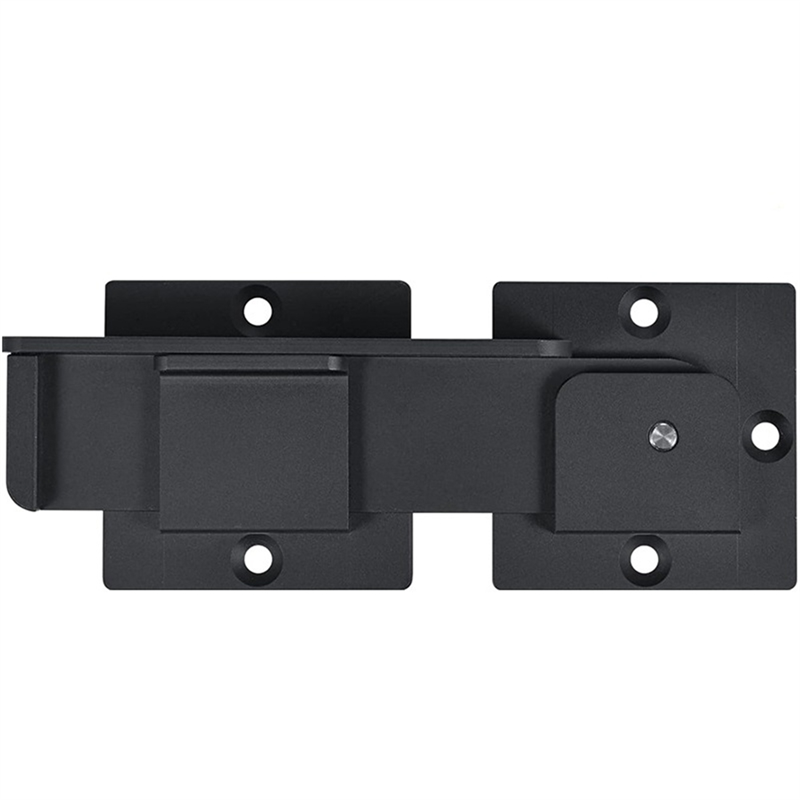 (GGBR)-Flip Gate Latch Lock, Adjustable Flip Gate Latch Lock with 3 Padlock Hole, Heavy Duty Aluminum Alloy Door Latch