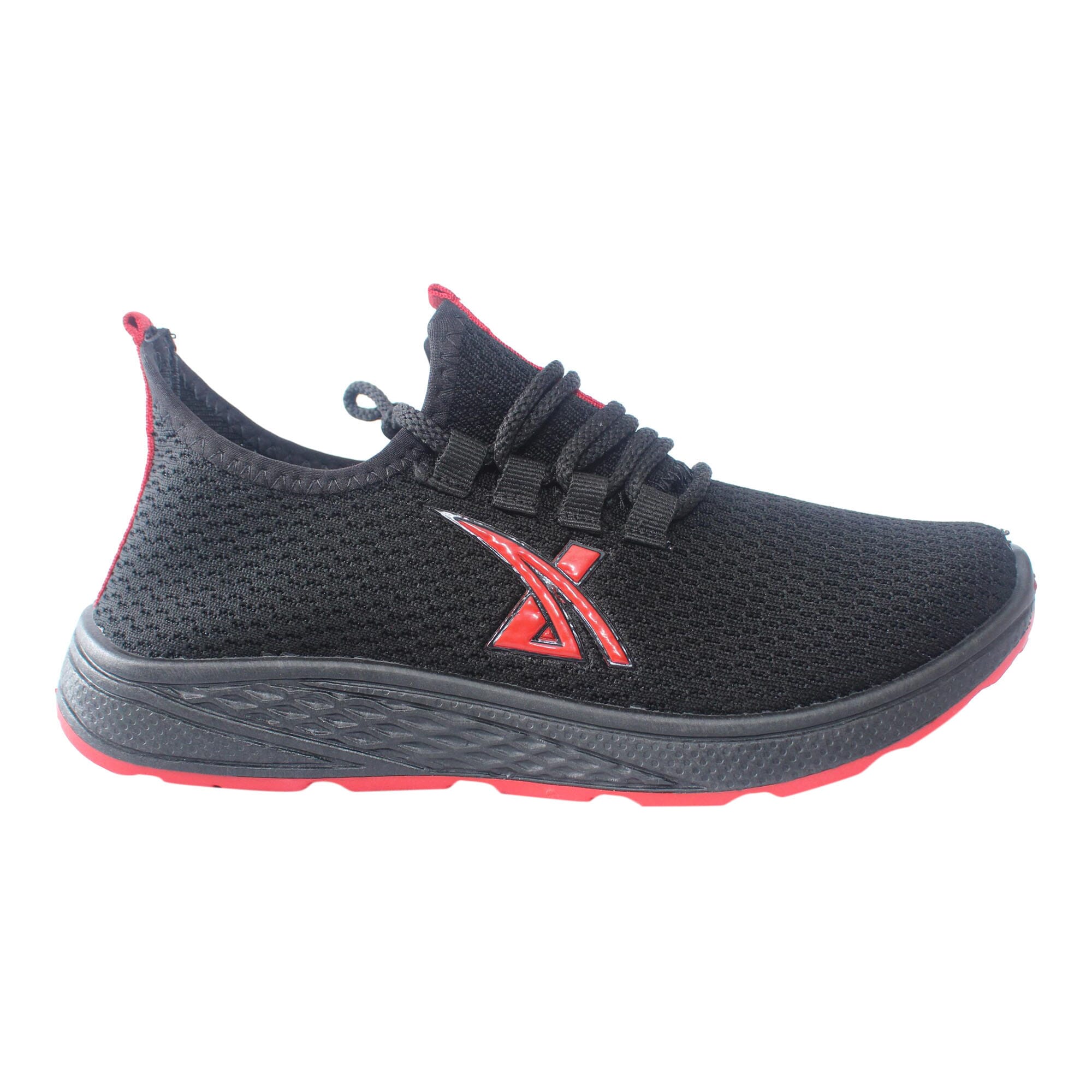 Century Black Sports Shoes For Men
