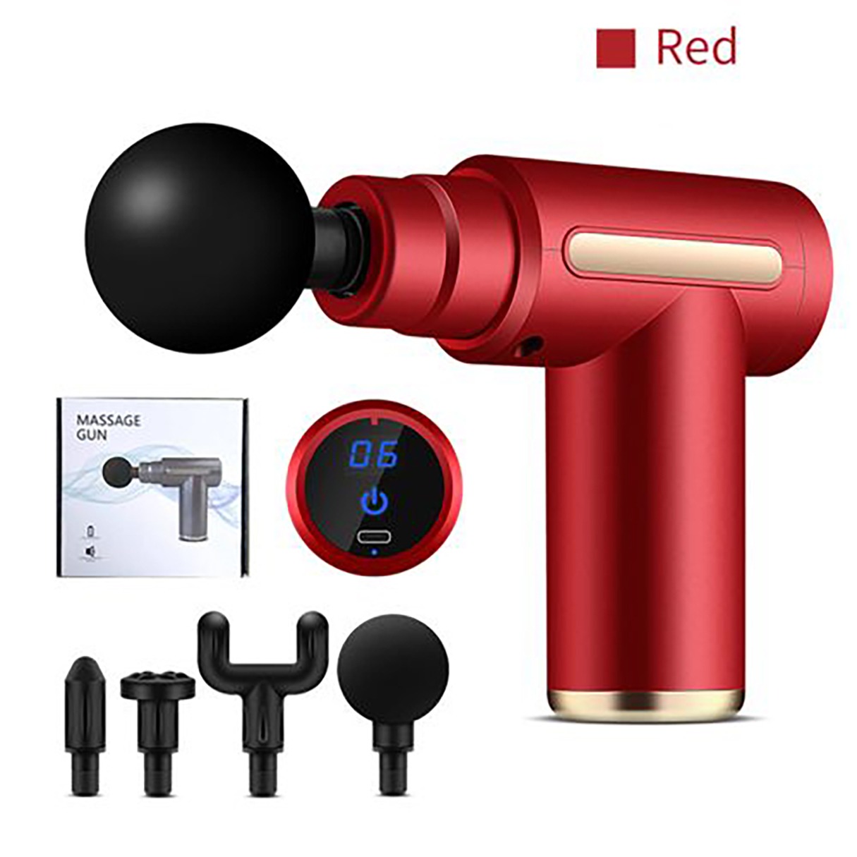 Massage Gun Deep Tissue Massager Physiotherapy/ 6 Gears Level