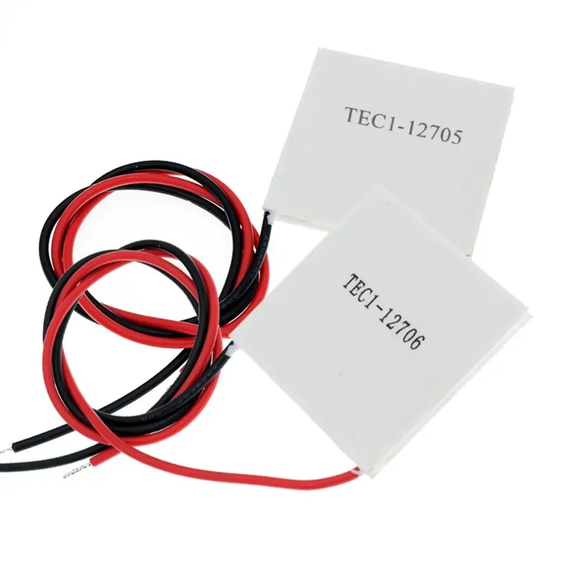 40x40mm Semiconductor Refrigeration 12V 6A 60W Peltier Cooler Heatsink TEC1-12706 12705 12715 Thermoelectric Cooler
