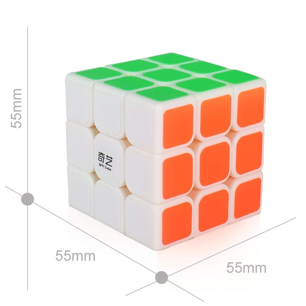 Rubiks Cube Multicolor 3*3 White