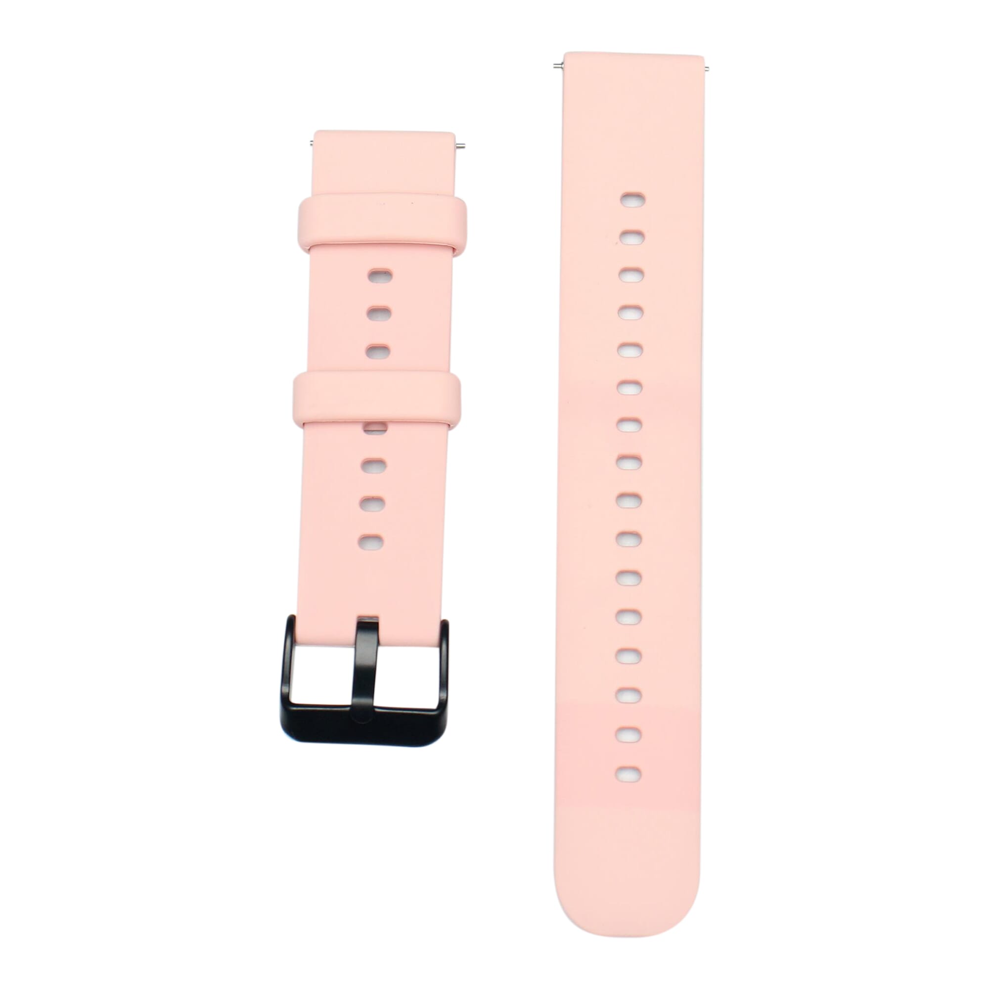 Pink Round 20mm Silicone Strap For Mibro LITE Smart Watch