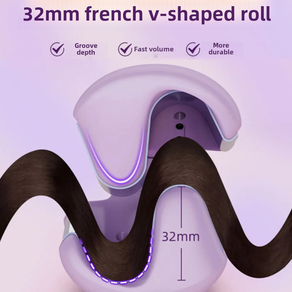 New style Kids curler dorm 2mm lazy female curler wave 3 new french deep V egg hot iron salon tool accessories