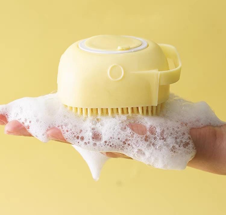 Baby And Pet Shampoo Silicone Bath Brush Silicone Massage Scrubbers