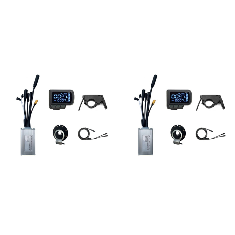 2X Controller System 17A for 24V/36V/48V 250W/350W Motor ED06 with Universal Controller Small Kit