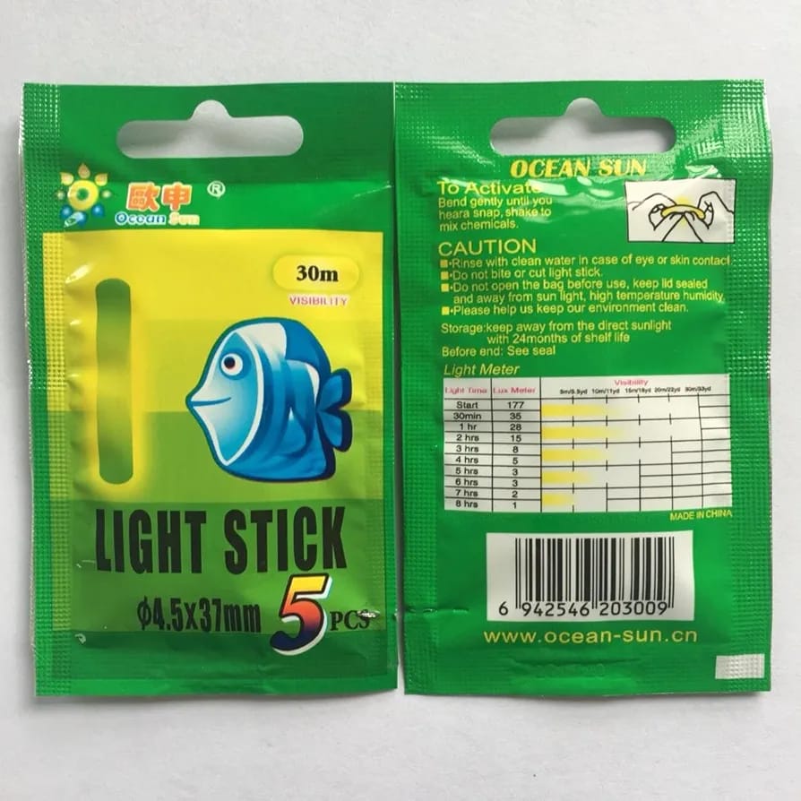 Night Fishing Luminous Float Fluorescent Light Stick Rod Dark Glow Stick