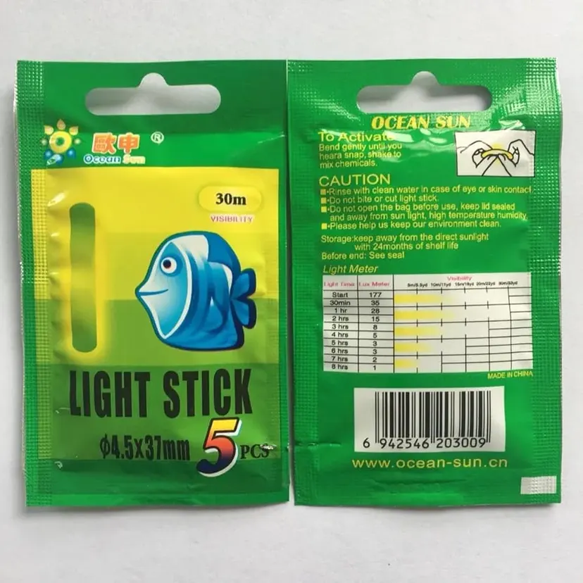 Night Fishing Luminous Float Fluorescent Light Stick Rod Dark Glow Stick