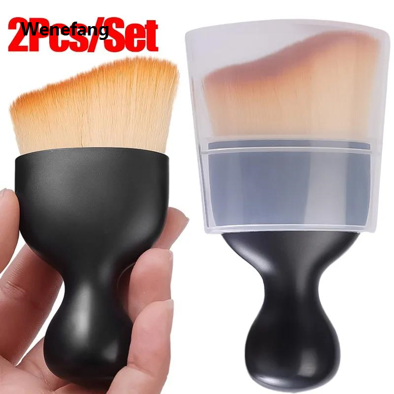 Wenefang Car Interior Cleaning Brush Auto Center Console Air Outlet Clean Soft Brush with Shell Car Crevice Dust Removal Detail Brushes