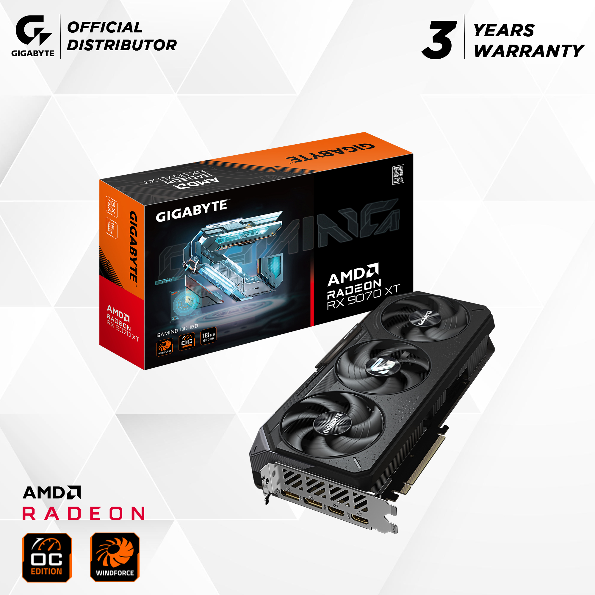 Radeon™ RX 9070 XT GAMING OC 16GB