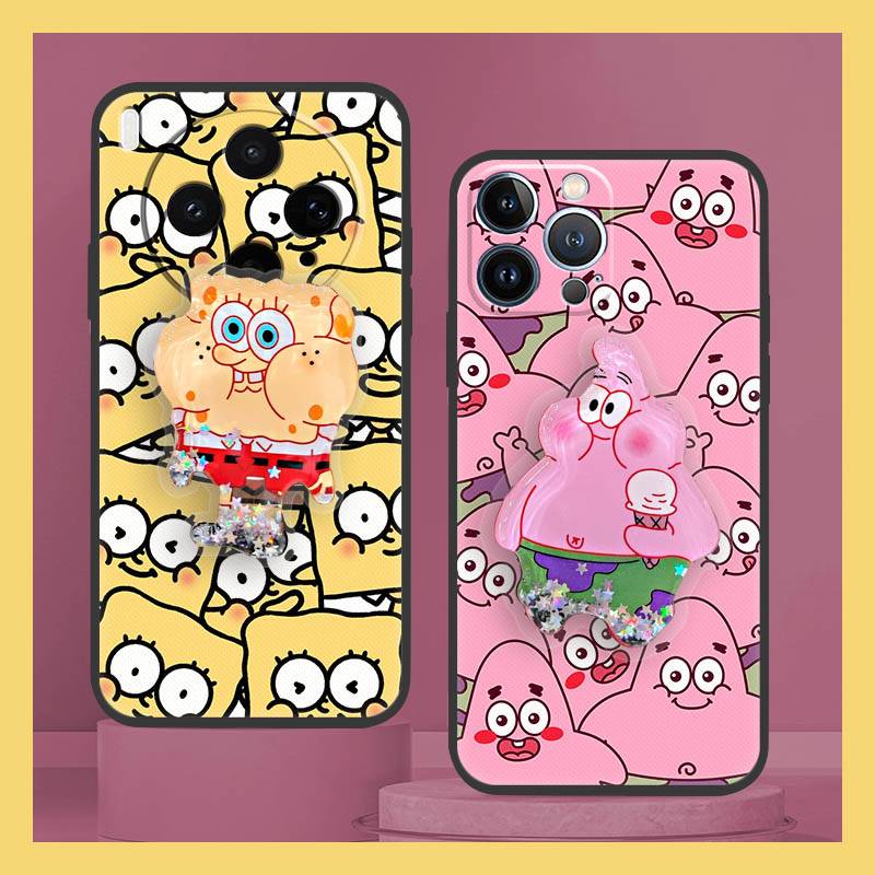 Durable Simplicity Phone Case For Vivo X300S Soft Case Anti-knock Back Cover cute Waterproof Kickstand Glitter Cartoon