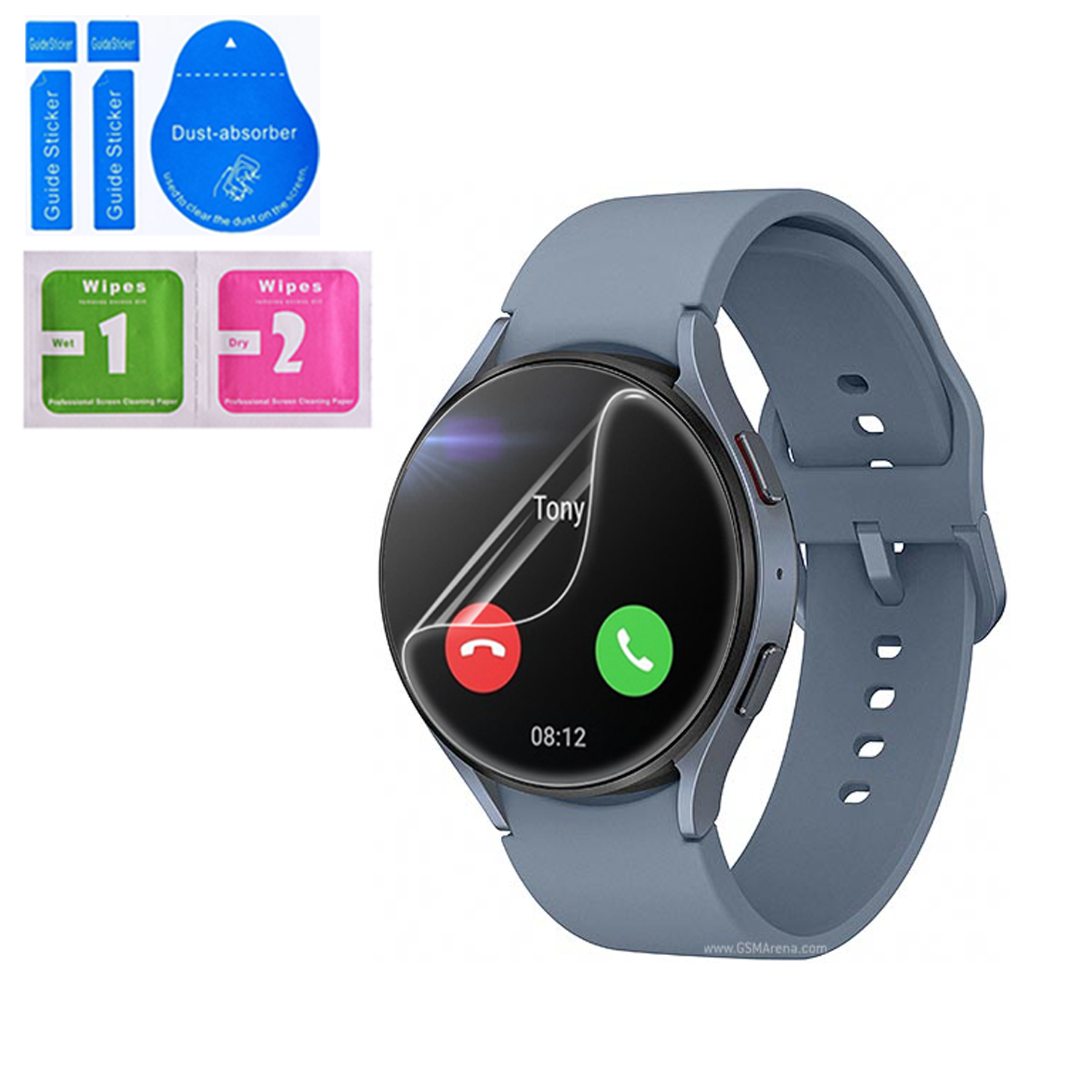 Samsung Galaxy Watch5 Pro 45mm Hydrogel Unbreakable Membrane Tempered Film Screen Protector