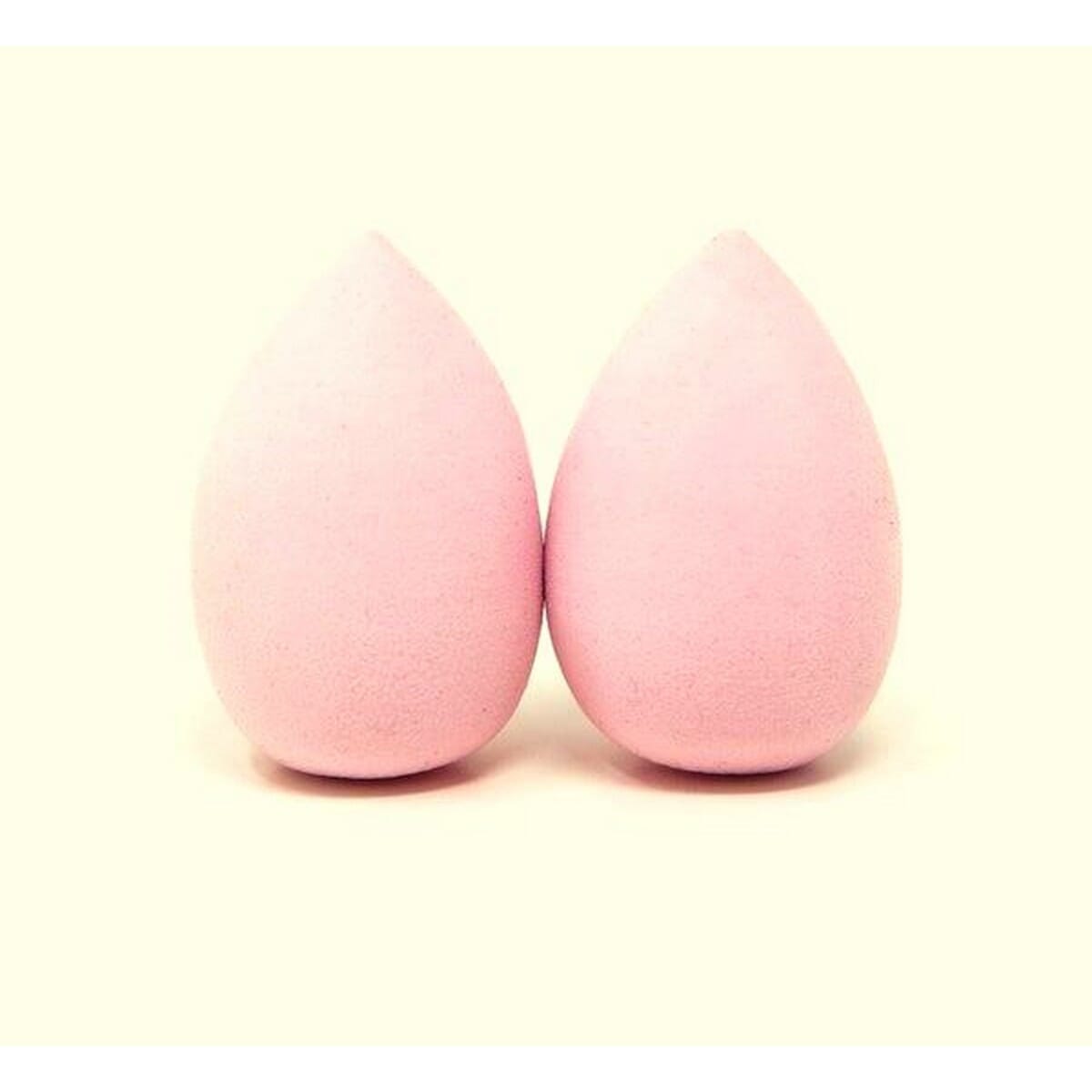 Pink Or Pinky Cream Makeup Sponge Puff Blender - 2 Pieces