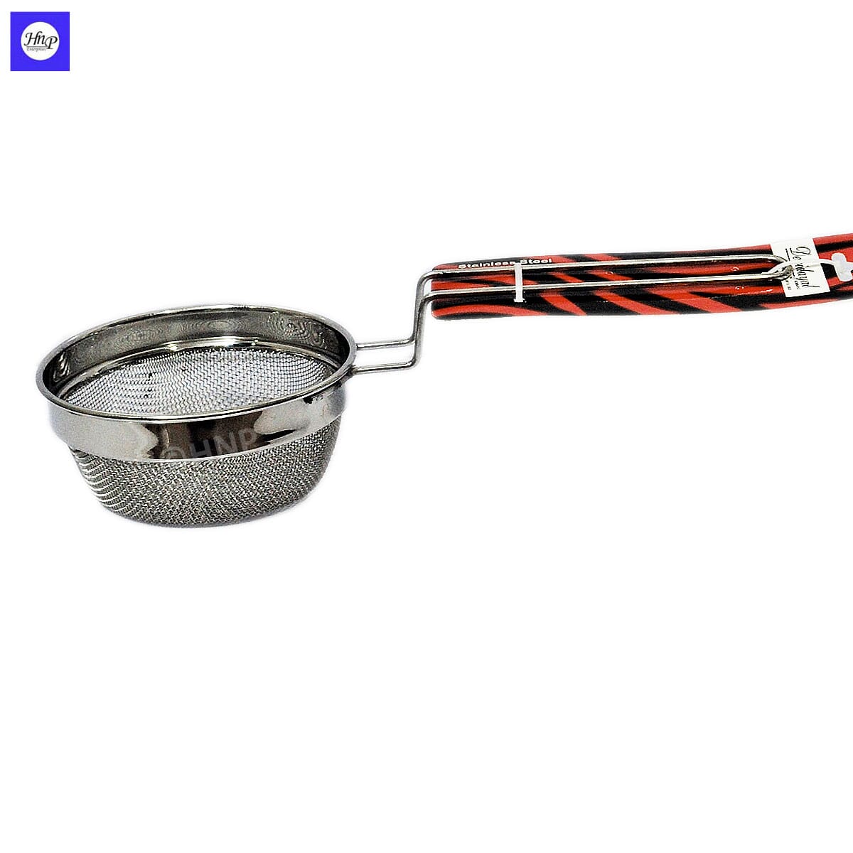DeviDayal Stainless Steel Deep Oil Fryer Strainer Small 15 CM With Stainless Steel Handle