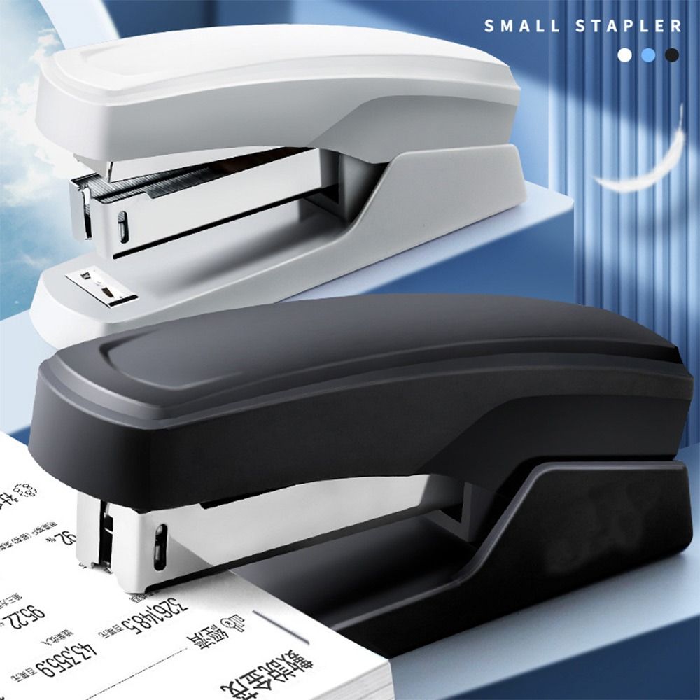 High Quality Use 24/6 Staples Stapler Color Effortless Long Stapler Mini Portable Labor-saving Bookbinding Machine Office School