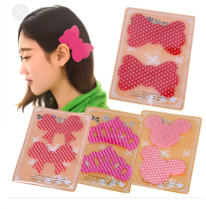 Hair Grip Styling Bangs Paste Posts Hair Sticker Clip Magic Tape Fringe Hair Bang No Trace Hair Holder