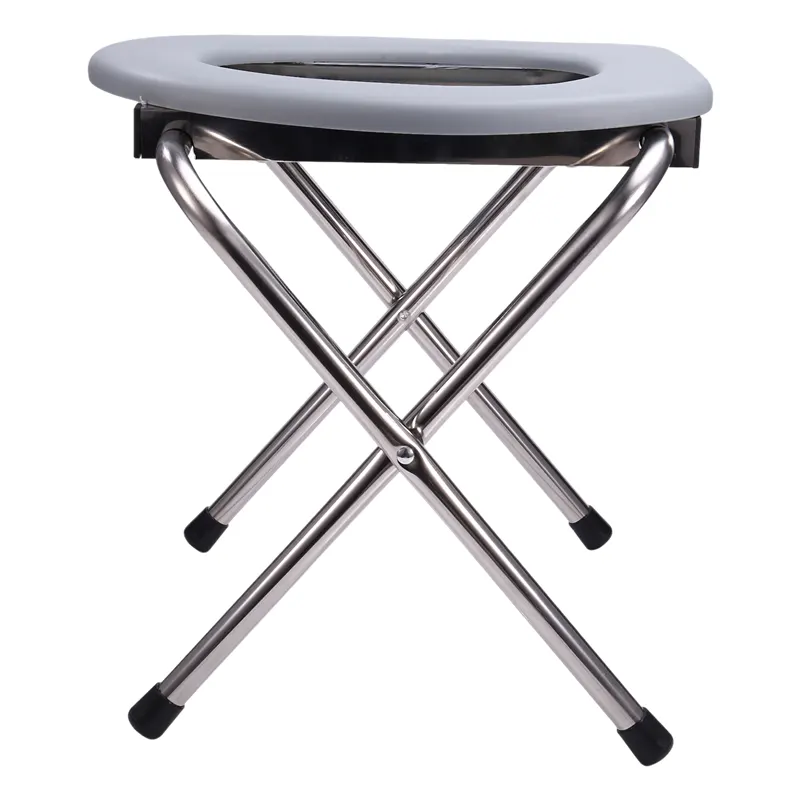 1PC Foldable Bathroom Outdoor Portable Toilet Stool